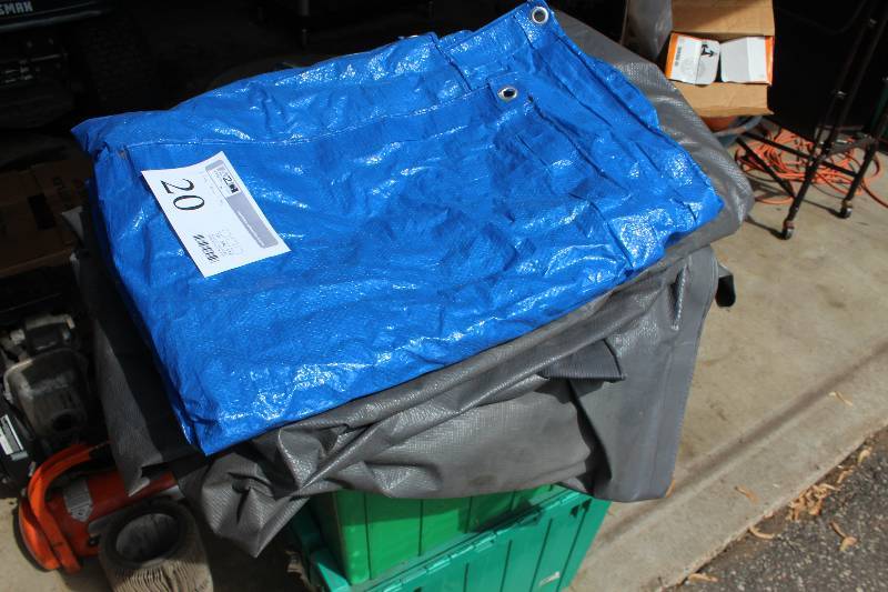 lot 20 image: Lot of (2) Tarps