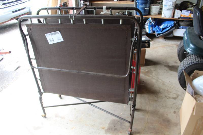 lot 84 image: Rolling Folding Twin Bed Frame
