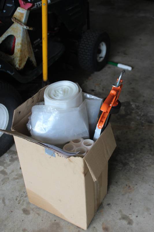 lot 85 image: Paint Rollers, Plastic Drop Cloth