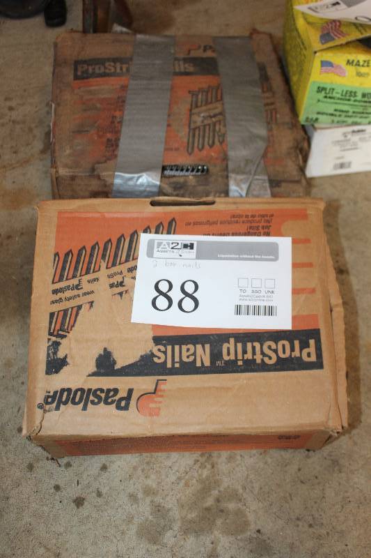 lot 88 image: Lot of (2) Boxes of ProStrip 30 Degree Clipped Head Nails