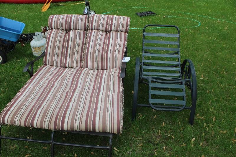 lot 157 image: Lot of (2) Patio Furniture