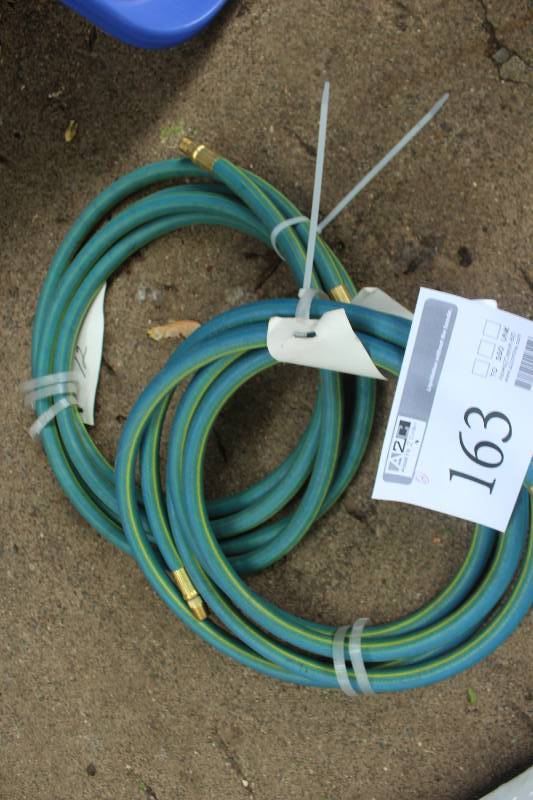 lot 163 image: Lot of (2) Compressed Air Hoses w Couplings