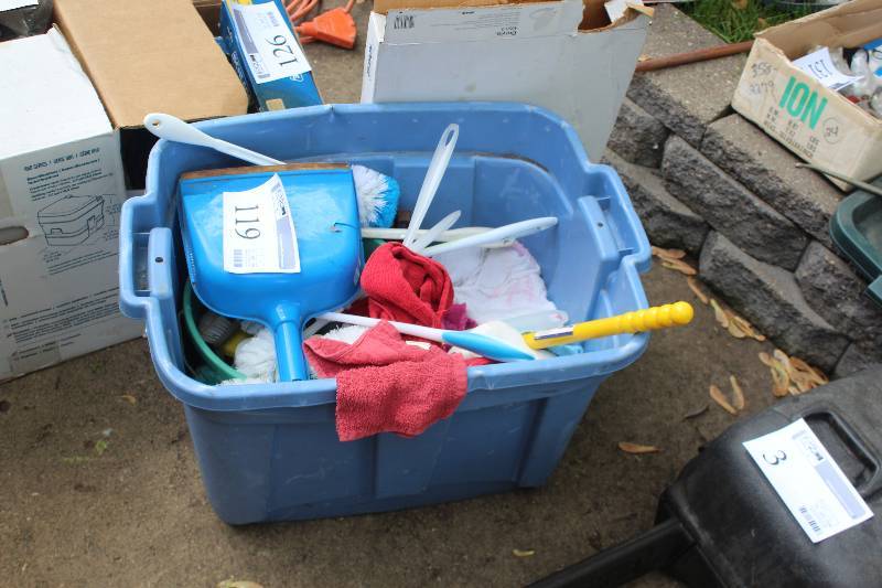lot 119 image: Bathroom Cleaning Supplies