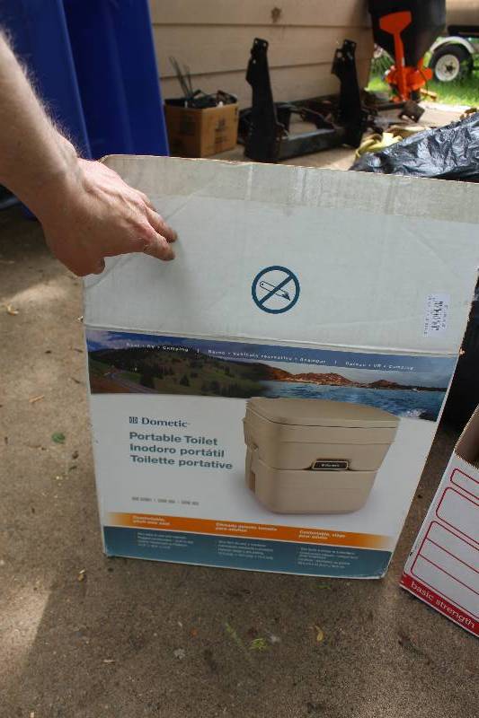 lot 124 image: Dometic Portable Toilet