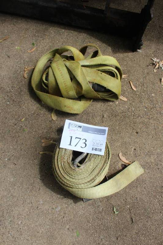 lot 173 image: Lot of (2) 20ft. Nylon Strap
