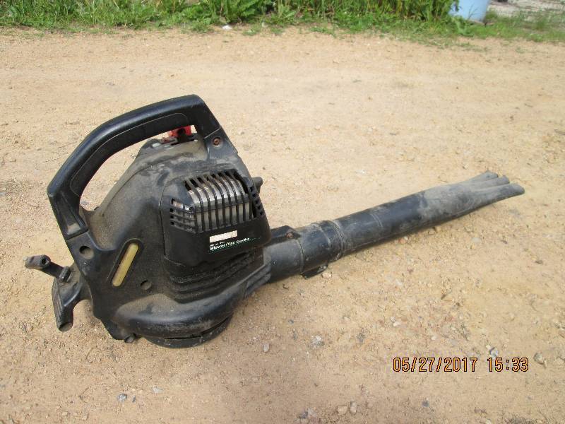 Craftsman blower, starts with start...