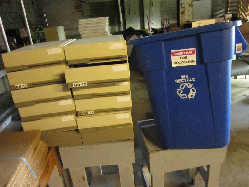 Plastic organizer drawers, each dra...