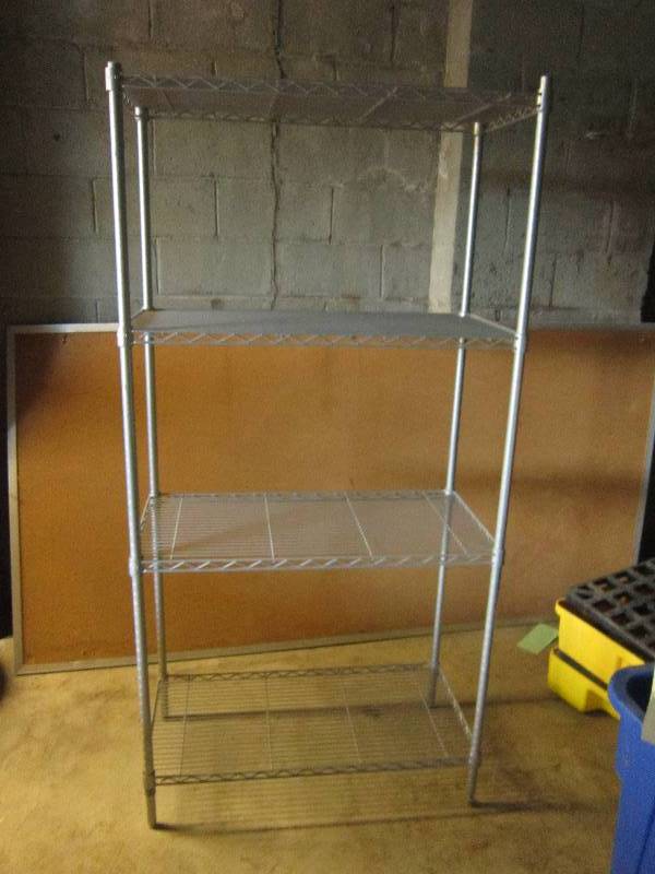 Safco shelf, 3 wide, 18 deep 6 t...