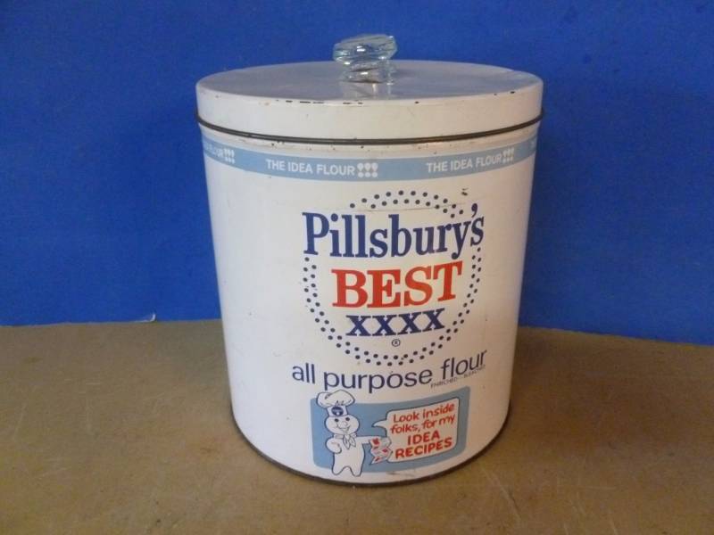 lot 54 image: Vintage Kitchen Canister