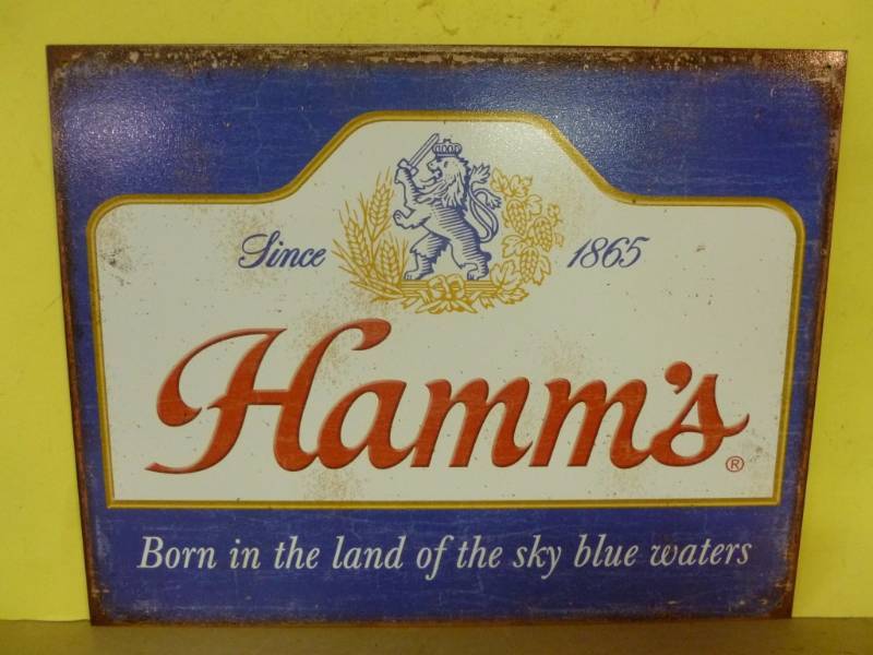 lot 83 image: Hamms Sign