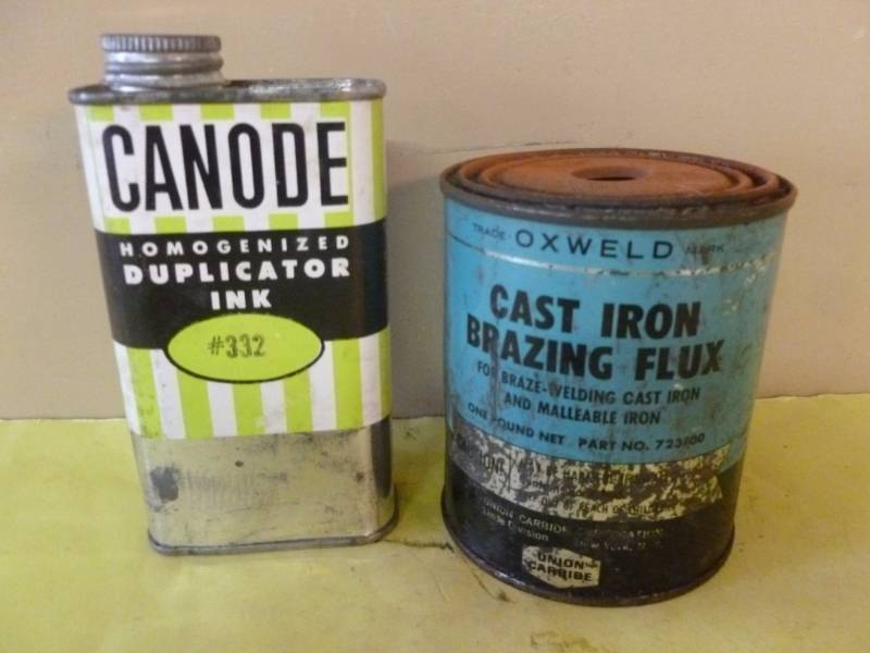 lot 188 image: Vintage Metal Containers