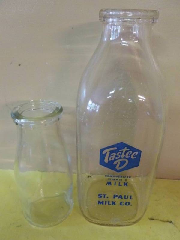 lot 216 image: Vintage Milk Bottles