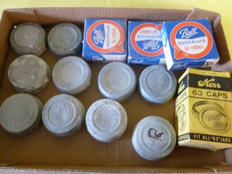 lot 273 image: Vintage Zinc Lids