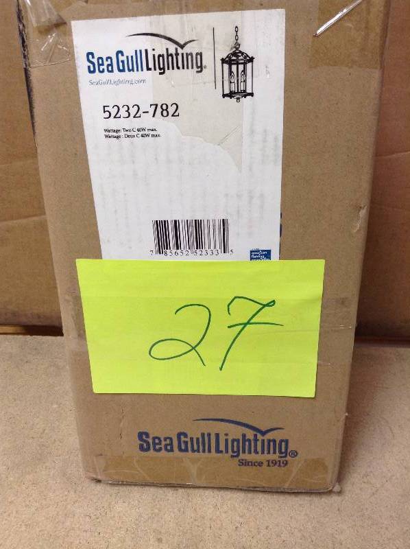 lot 27 image: Sea Gull Lighting 5232 782 2 Light Hall And Foyer Fixture
