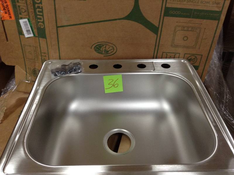 lot 36 image: Neptune Kitchen Sink 25x22x7 not used