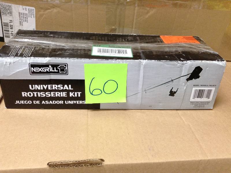 lot 60 image: Nexgrill Universal Rotisserie Kit
