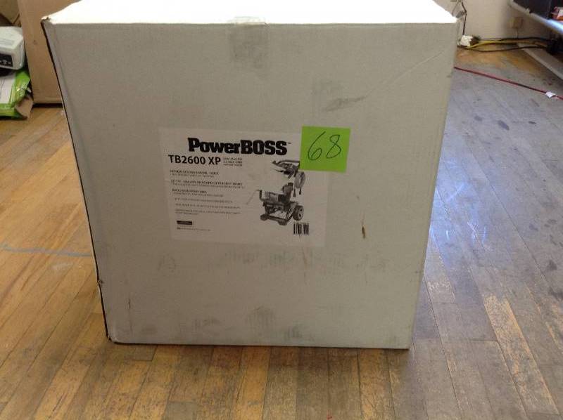 lot 68 image: PowerBoss TB2600 XP Honda Engine GCV160 Engine