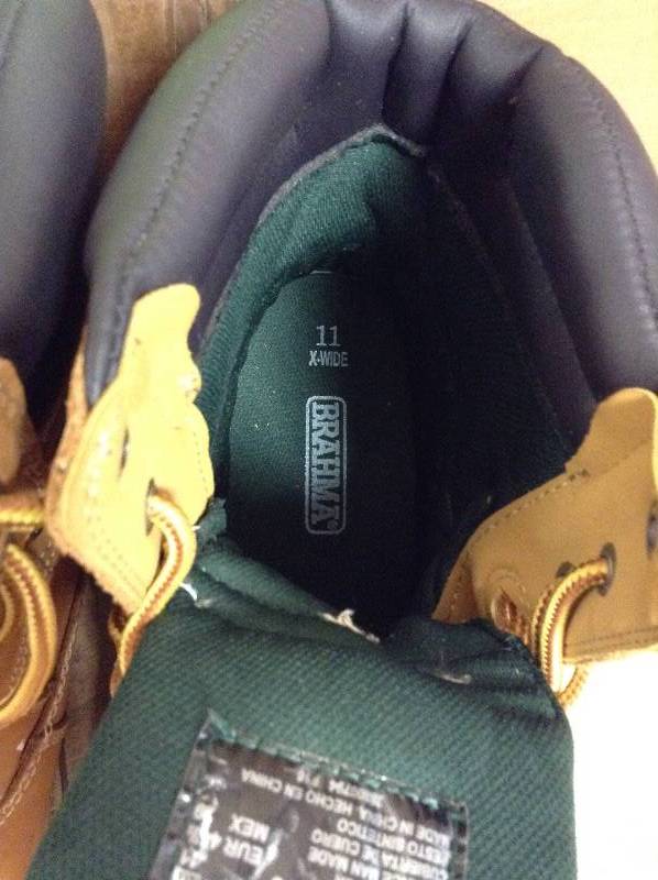 lot 110 image: Brahma Boots X-Wide Size 11