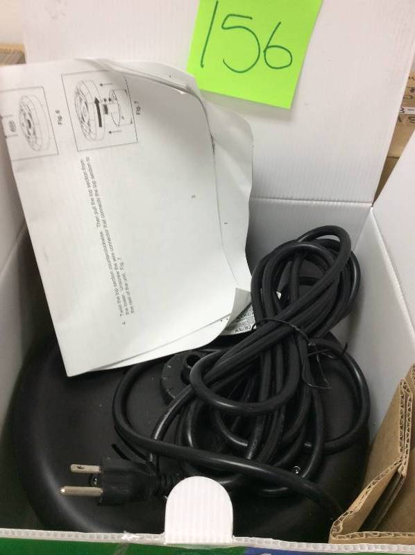 lot 156 image: Pond Boss Floating UV Filter with Pump