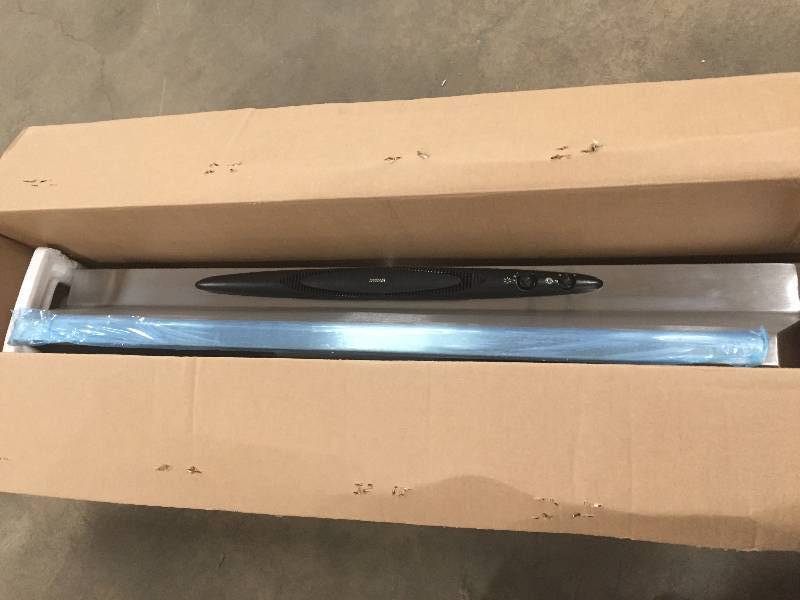 lot 12 image: Broan QT242SS Under Cabinet Range Hood, Stainless Steel, 42-Inch  open box never used