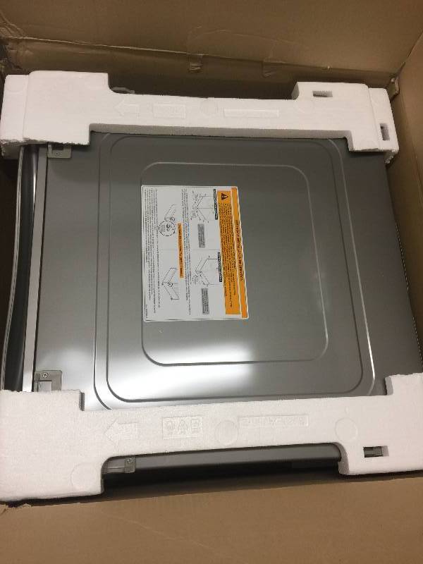 lot 63 image: Kenmore 13.7 Laundry Pedestal with Storage Drawer Takes the Pain out of Laundry Day open box never used