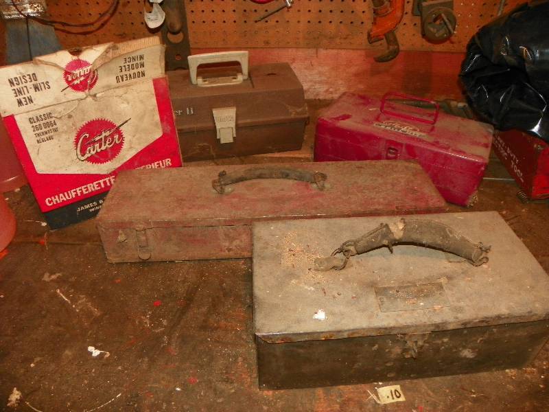 lot 172 image: TACKLE  TOOL BOXES
