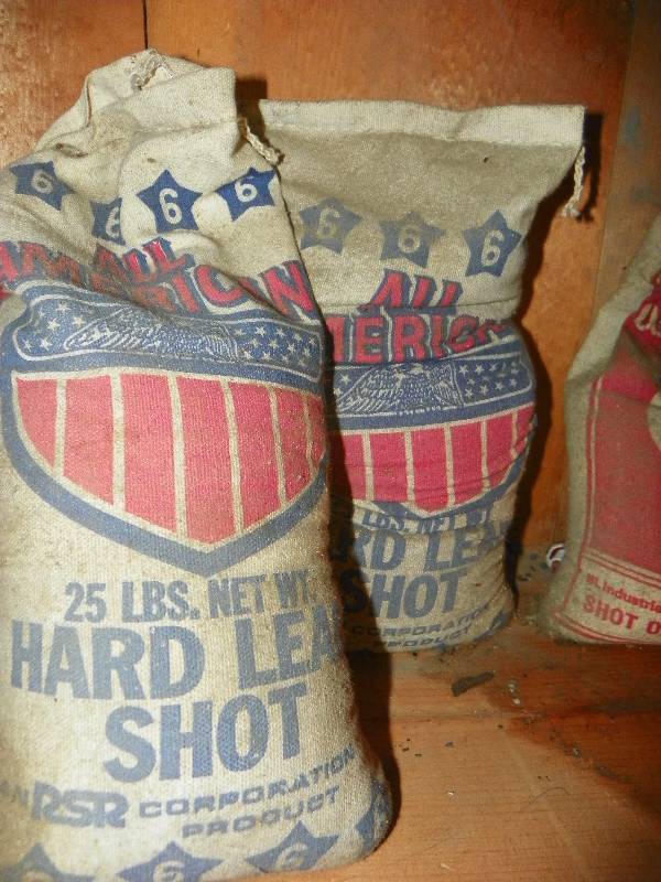 lot 203 image: 2 BAGS OF LEAD SHOT