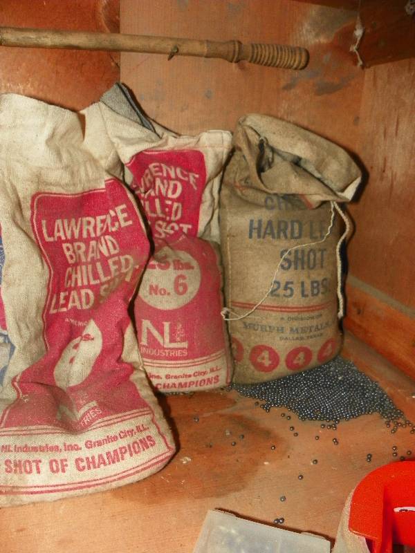 lot 204 image: 2 BAGS OF LEAD SHOT