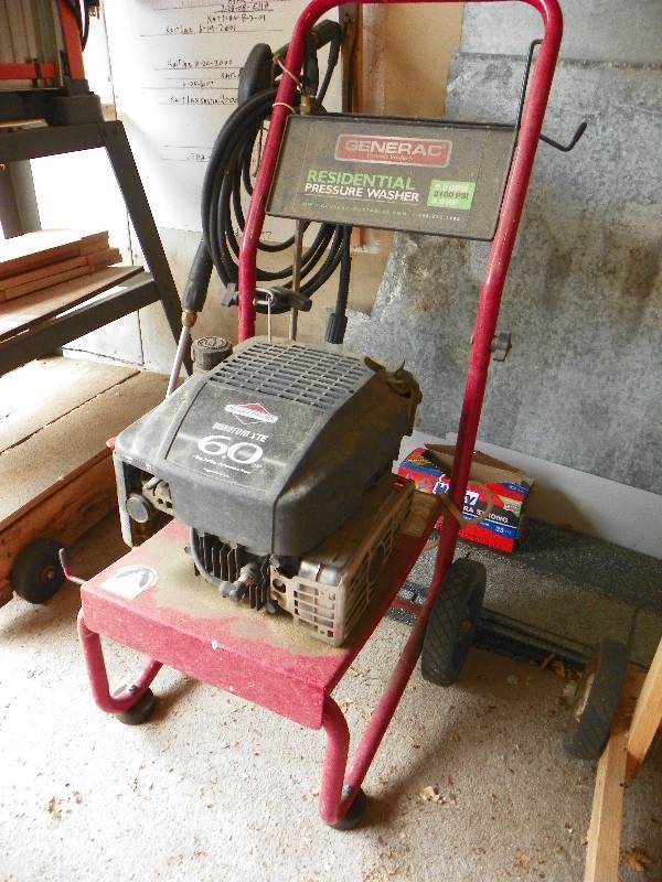 lot 2 image: GENERAC RESIDENTIAL PRESSURE WASHER