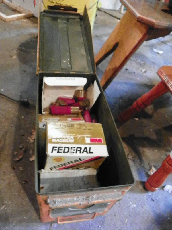 lot 12 image: Ammo Box W12 Guage Shot Ammunition