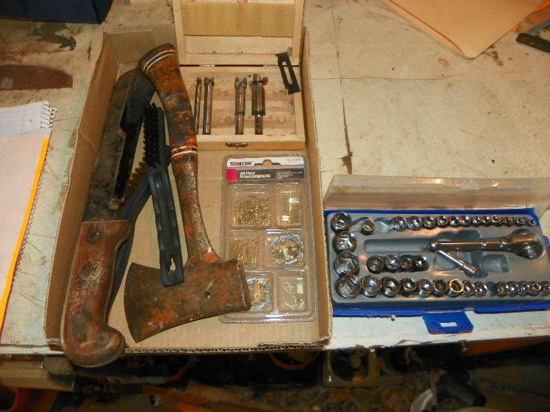 lot 87 image: SOCKETS, HATCHET AND BITS