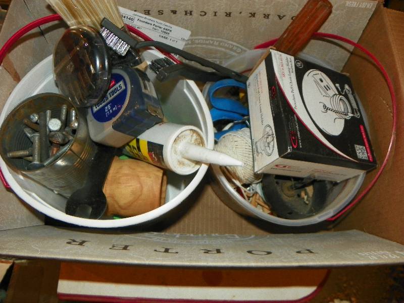 lot 94 image: GARAGE MISC ITEMS AND TOOLS