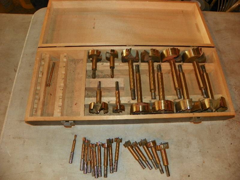lot 125 image: TITANIUM COATED FORSTER BIT SET
