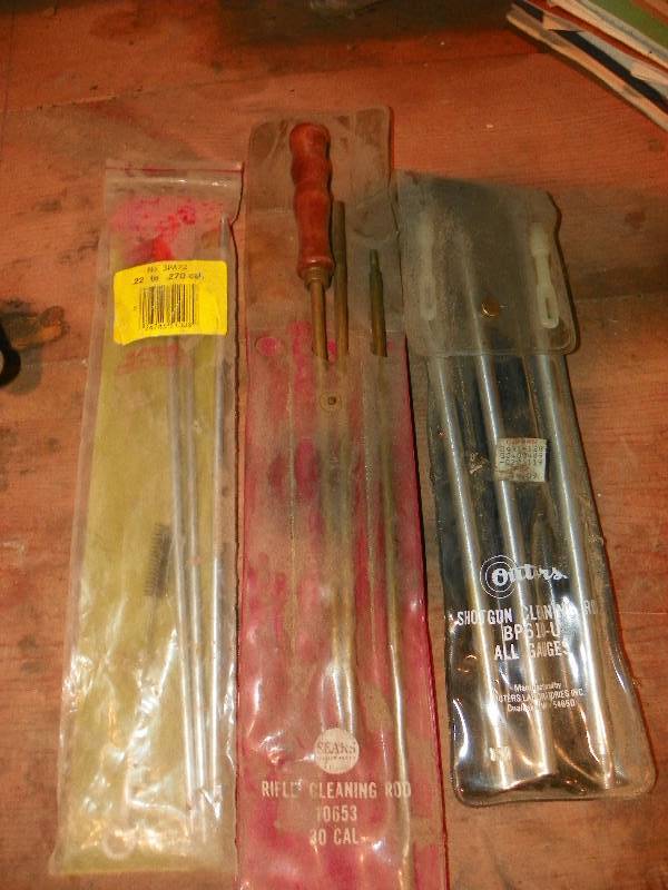 lot 228 image: GUN CLEANING RODS