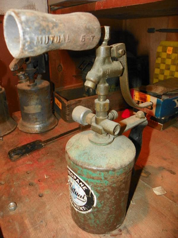 lot 230 image: VINTAGE TORCH