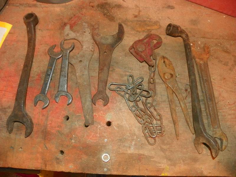 lot 312 image: VINTAGE TOOLSWRENCHES