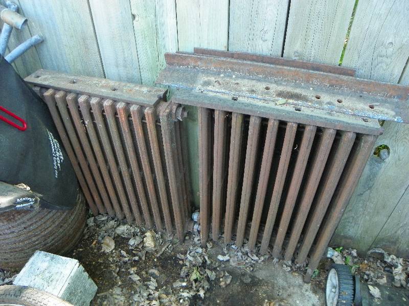 lot 358 image: OLD RADIATORS