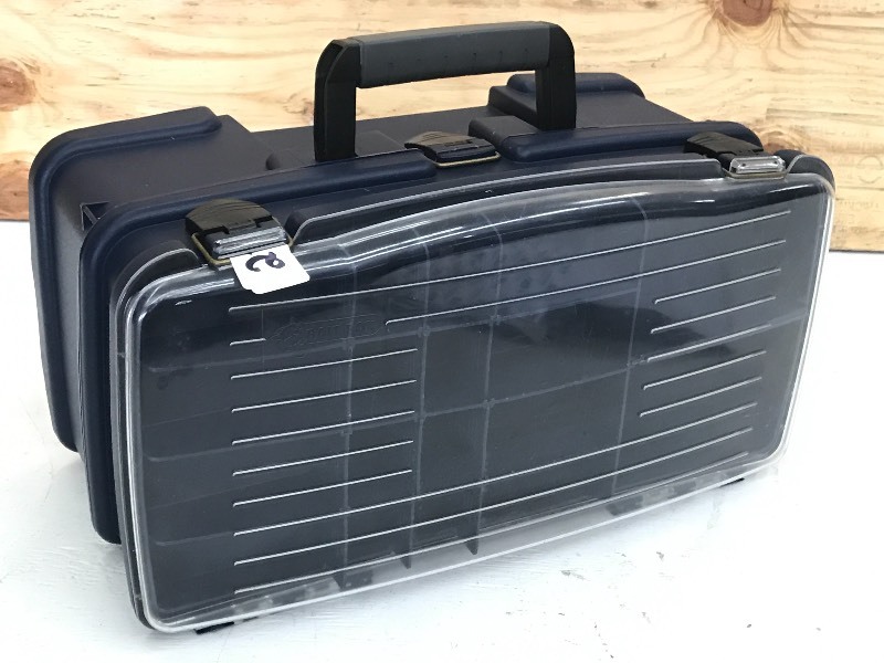 lot 27 image: Bait Box Deluxe Plastic Tackle Box ...