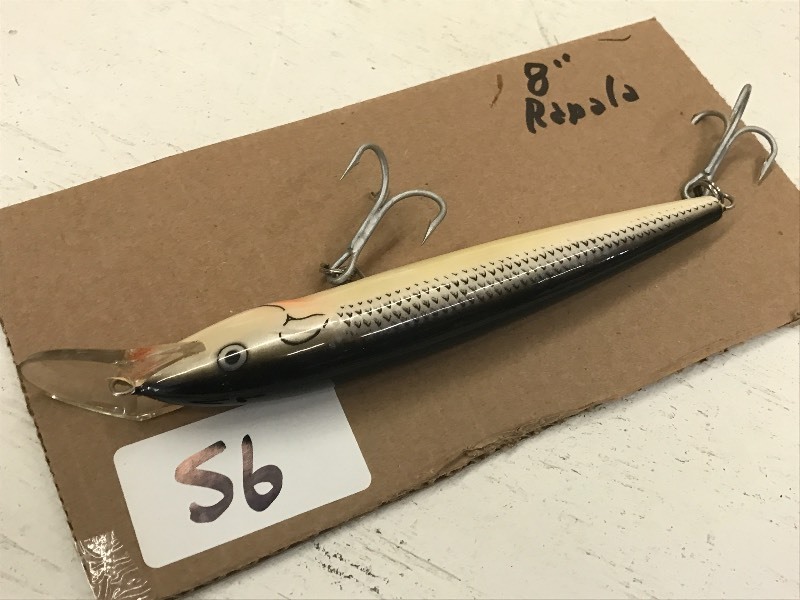 lot 56 image: (1) 8 Rapala Muskie Lure ...