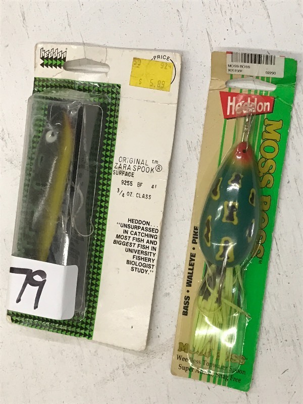 lot 79 image: (2) New Frog Lures ...