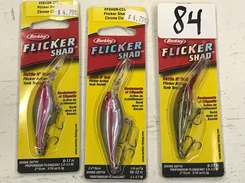lot 84 image: (3) New Berkley Crankbait Lures ...