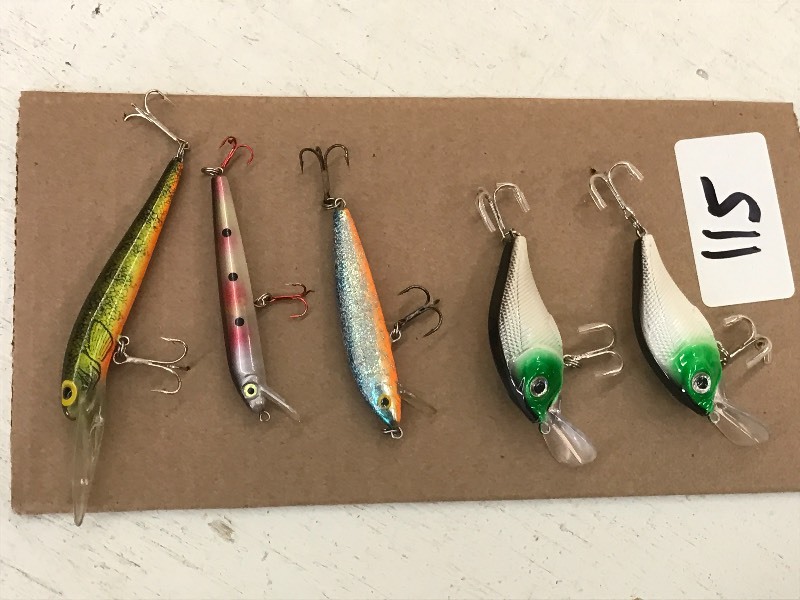 lot 115 image: (5) Assorted Fishing Lures ...