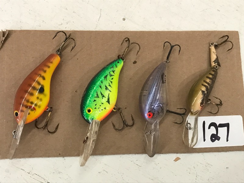 lot 127 image: (4) Assorted Fishing Lures ...