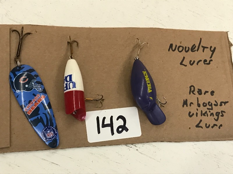 3) Novelty Fishing Lures , LE June Fishing Auction