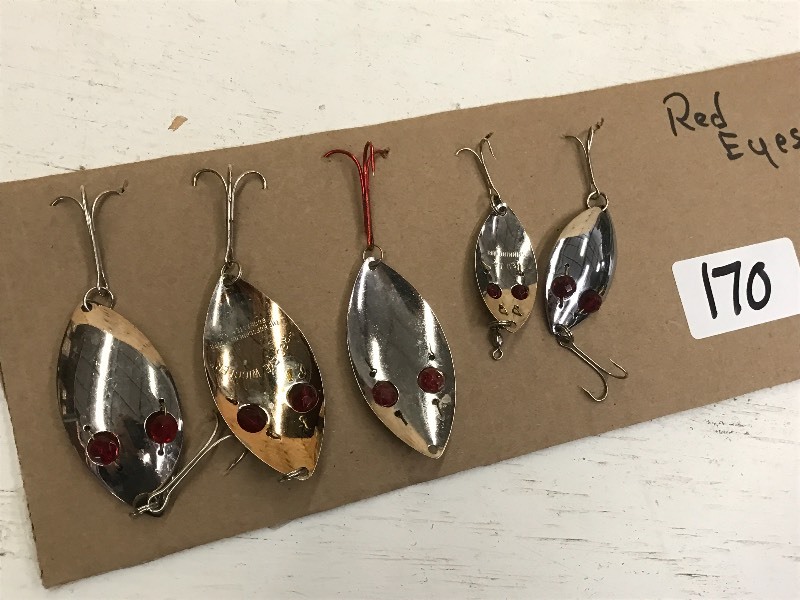 lot 170 image: (5) Assorted Spoon Lures ...