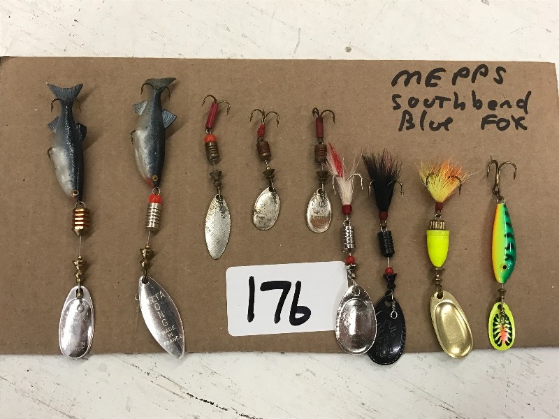 lot 176 image: (9) Assorted MeppsSouth BendBlue ...