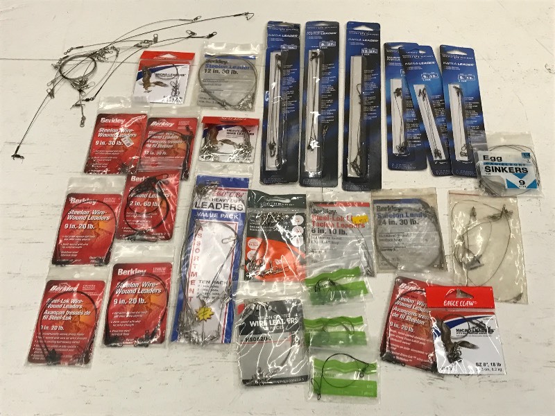 lot 203 image: Flat Of Assorted Fishing Leaders, E...