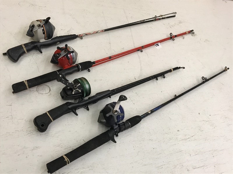 lot 230 image: Lot Of (3) 2-Piece Rod & Reel Combo...