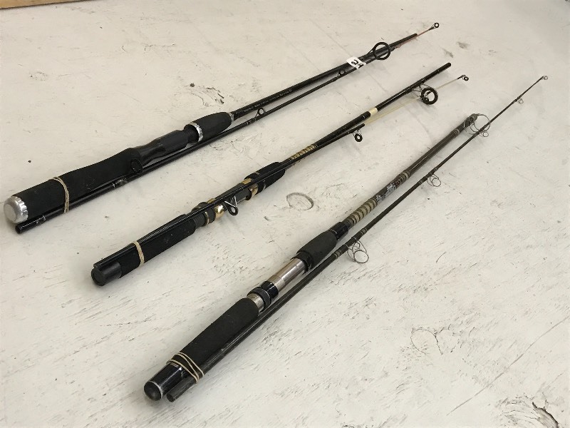 lot 247 image: Lot Of (3) Assorted 2-Piece Rods ...