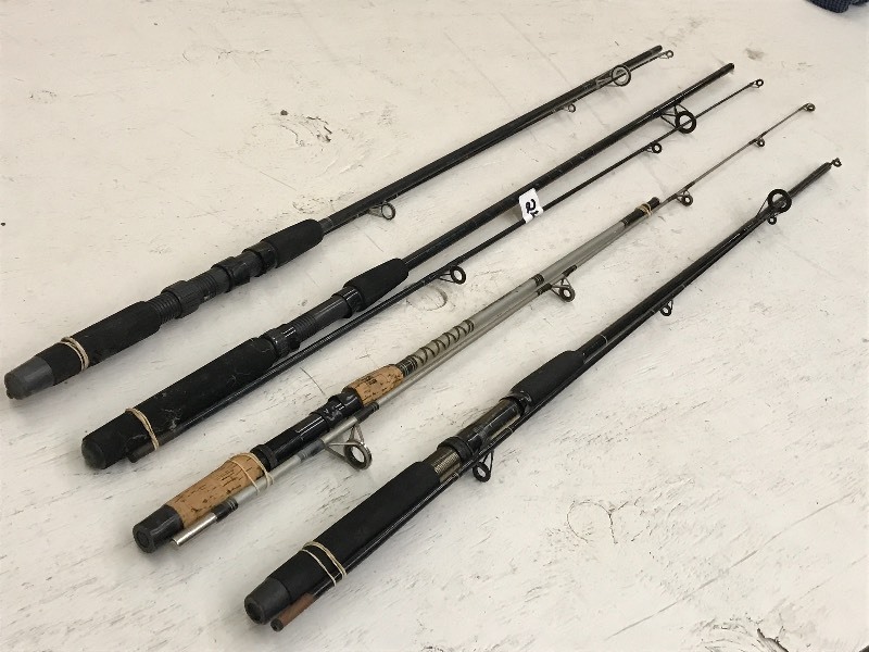 lot 248 image: Lot Of (4) Assorted 2-Piece Rods ...
